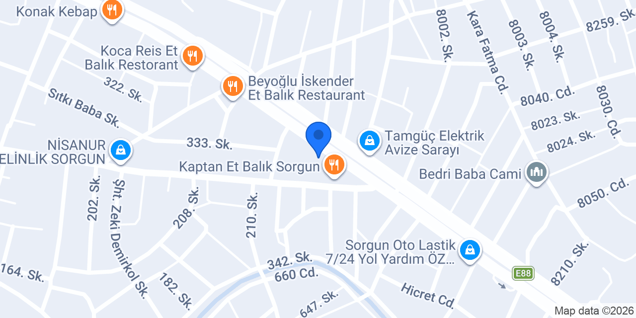 Arslan Tekel & Kuruyemiş konumu