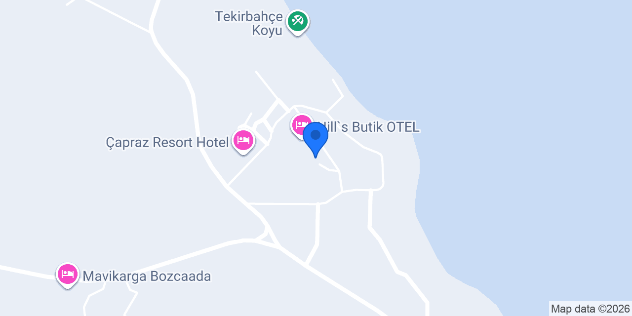 Bozcaada Üzüm Otel konumu