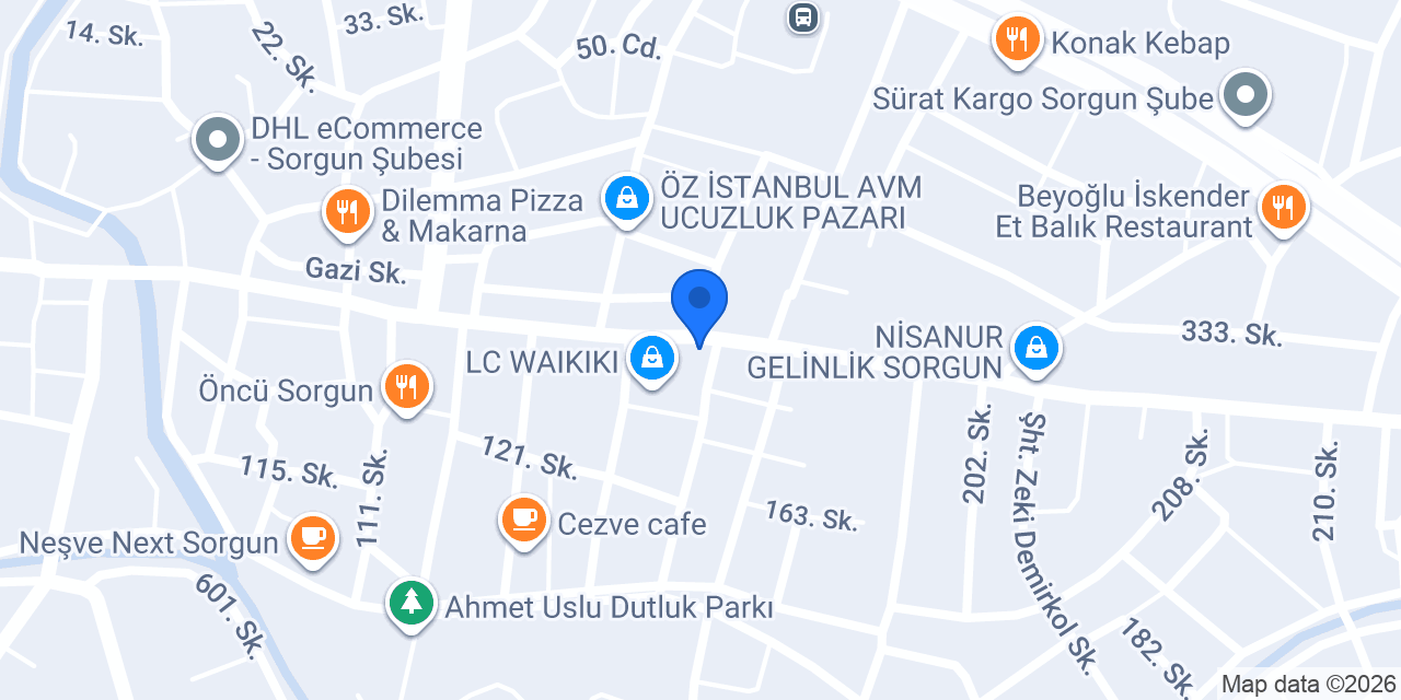 Olgu Eğitim ve Danışmanlık konumu