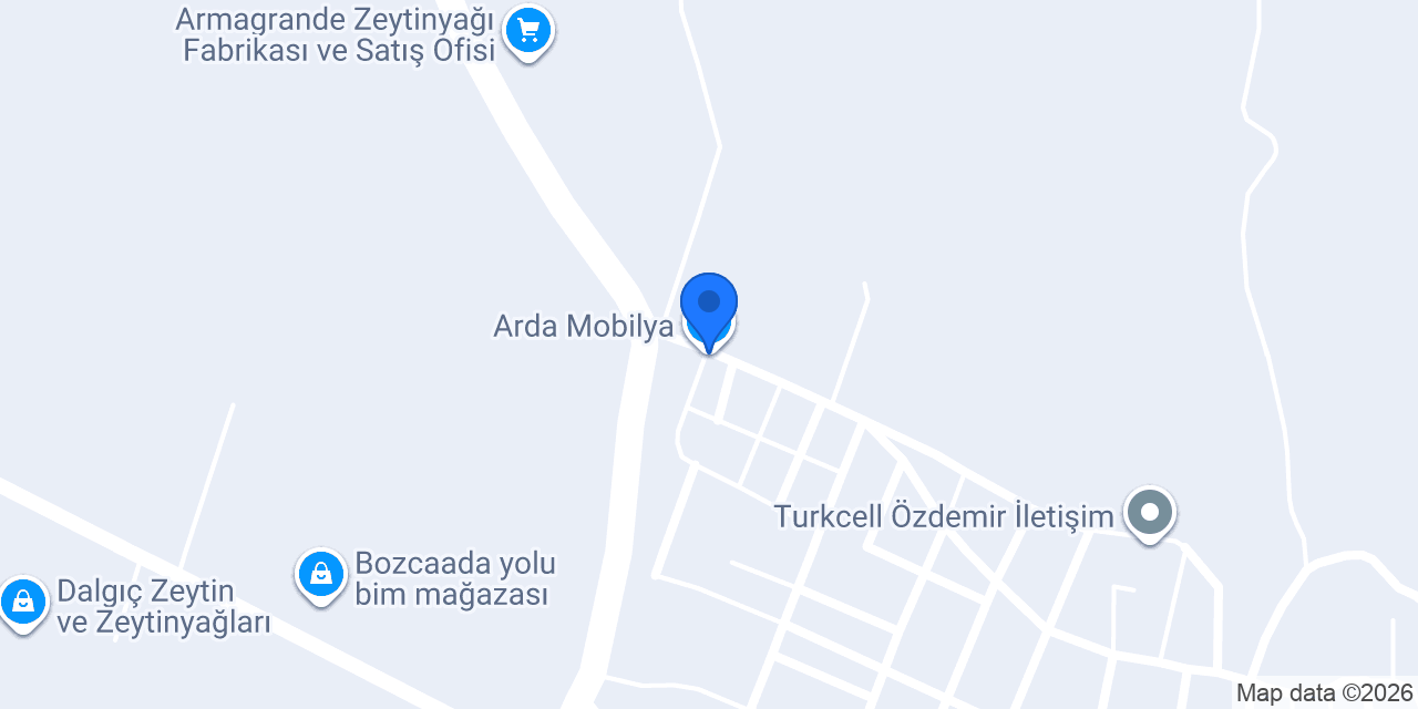Arda Mobilya konumu