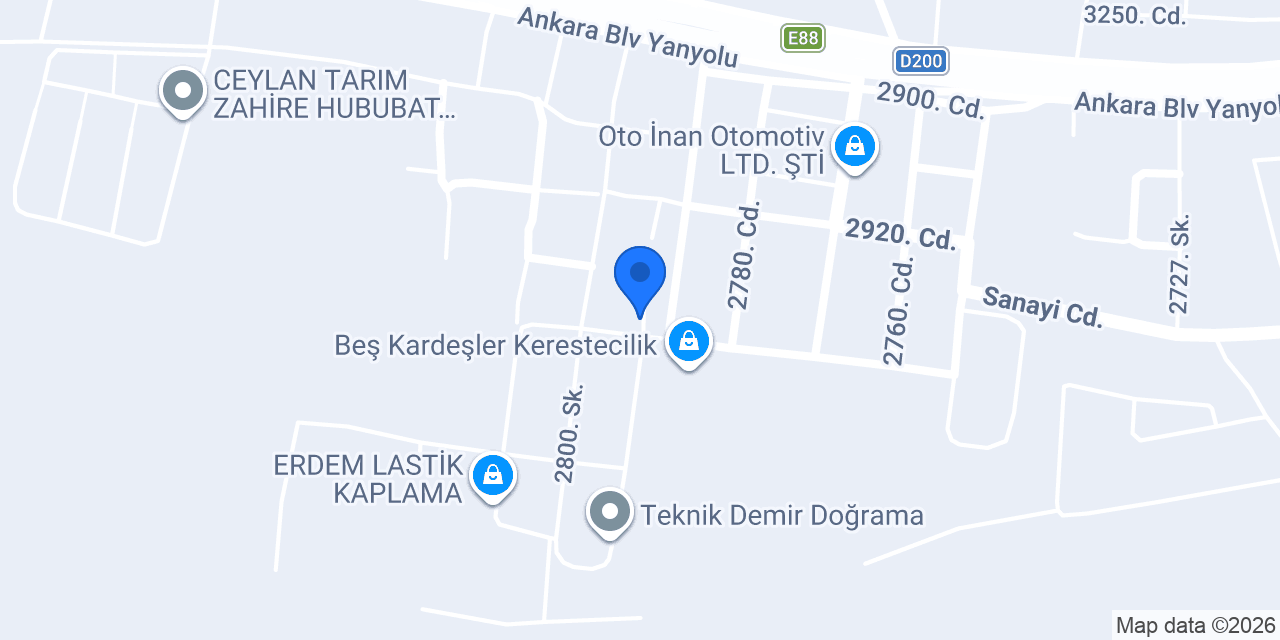 AKSOY ORMAN ÜRÜNLERİ konumu