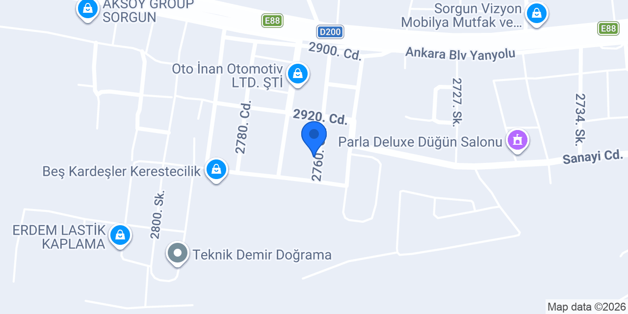 ecustop sorgun konumu