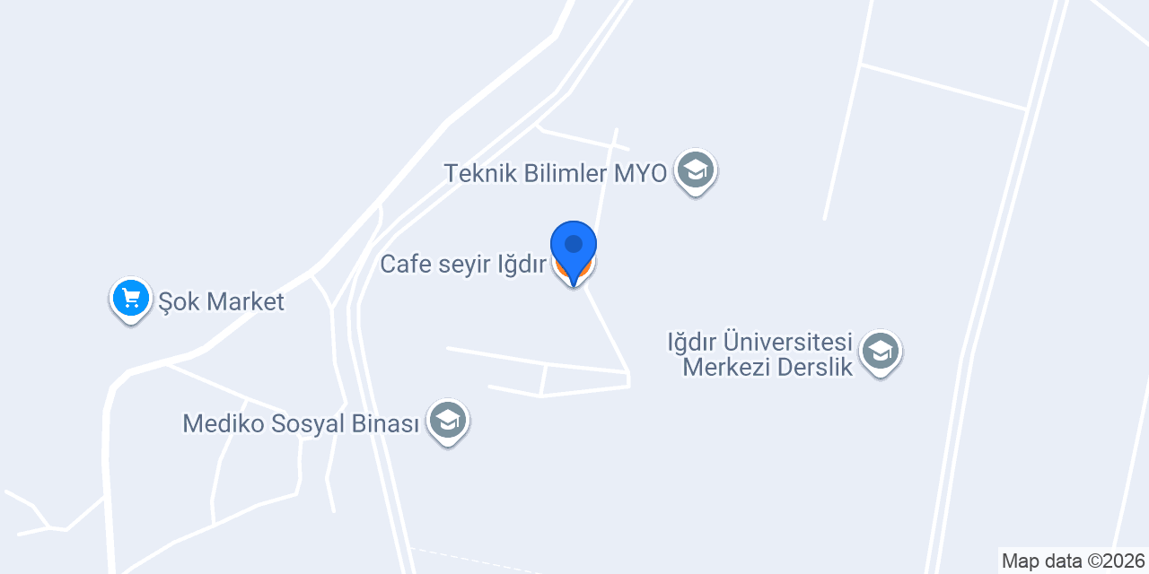 Cafe seyir Iğdır konumu