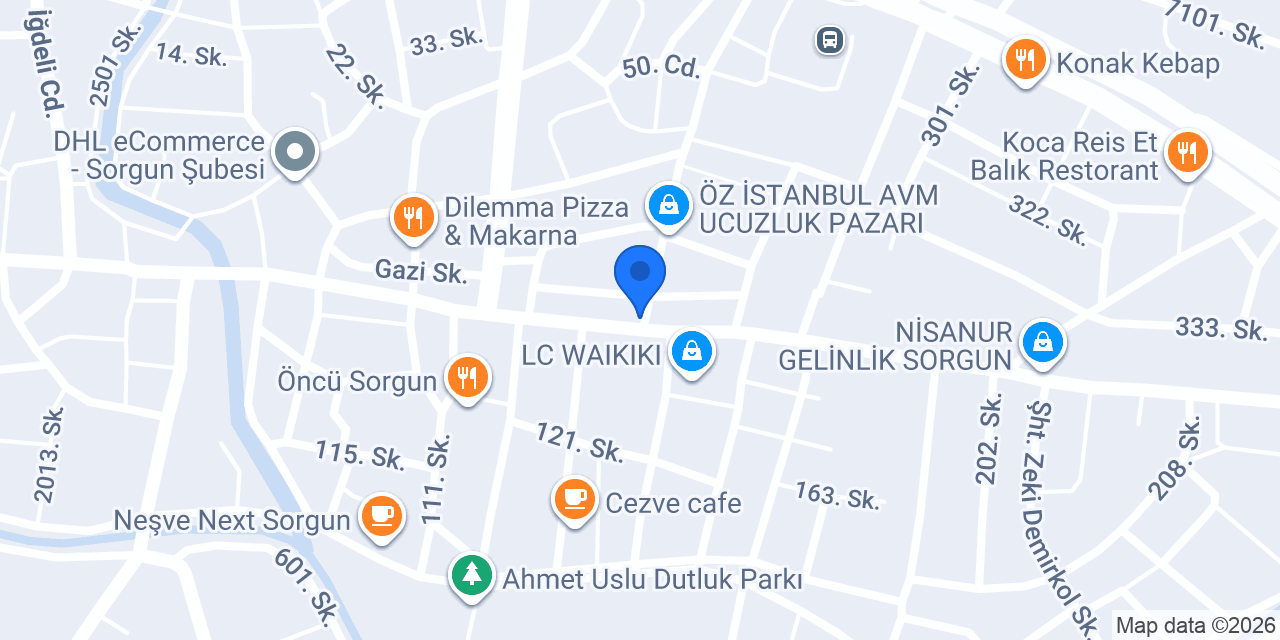 Birlik Kuyumculuk konumu