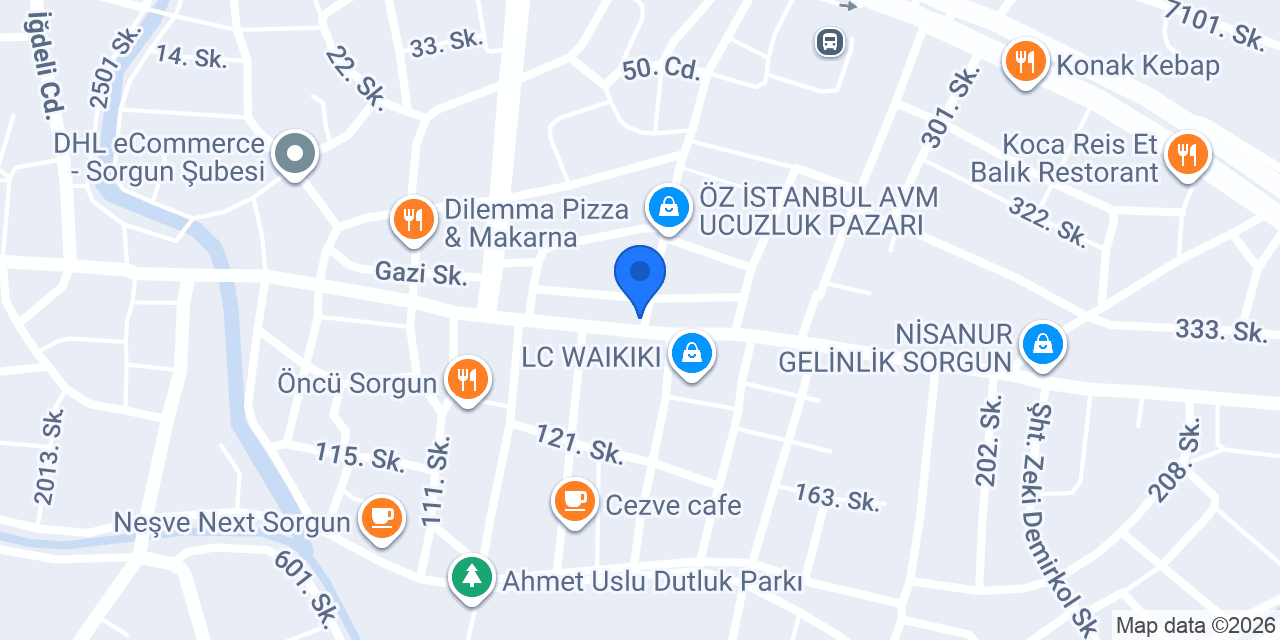 solmazlar sorgun konumu