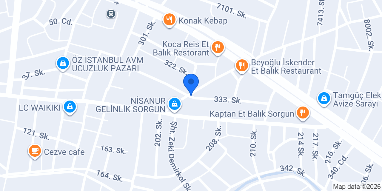 DOĞUŞ ELEKTRİK VE AVİZE konumu