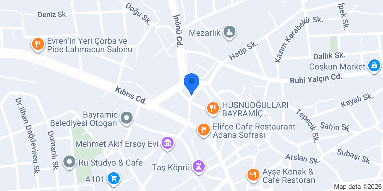 Bayramiç Belediyesi konumu