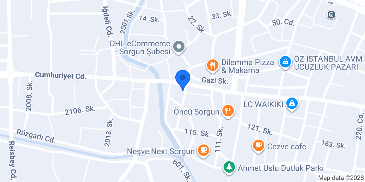 Kristal Ticaret konumu