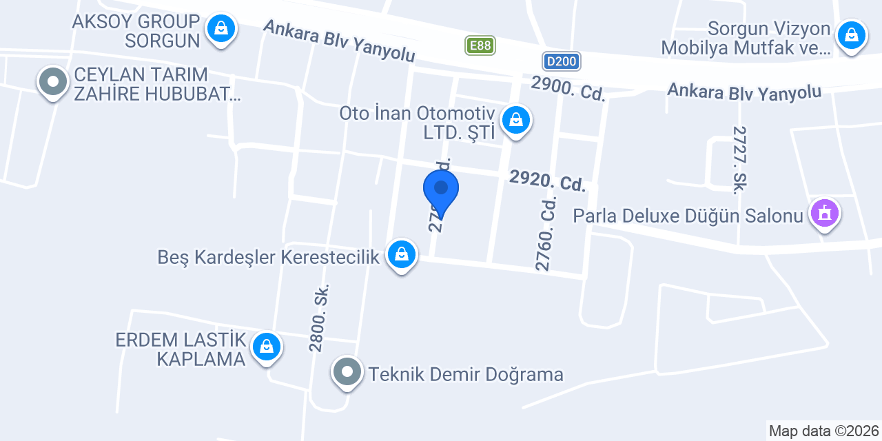 KERVAN MOBİLYA konumu