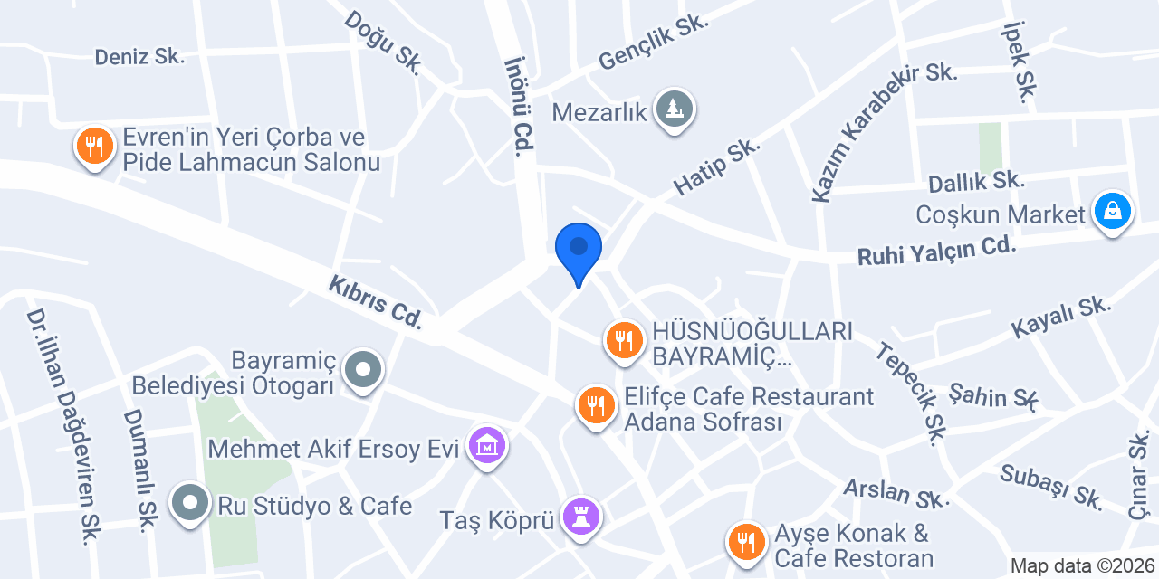Bayramiç Lokantası konumu