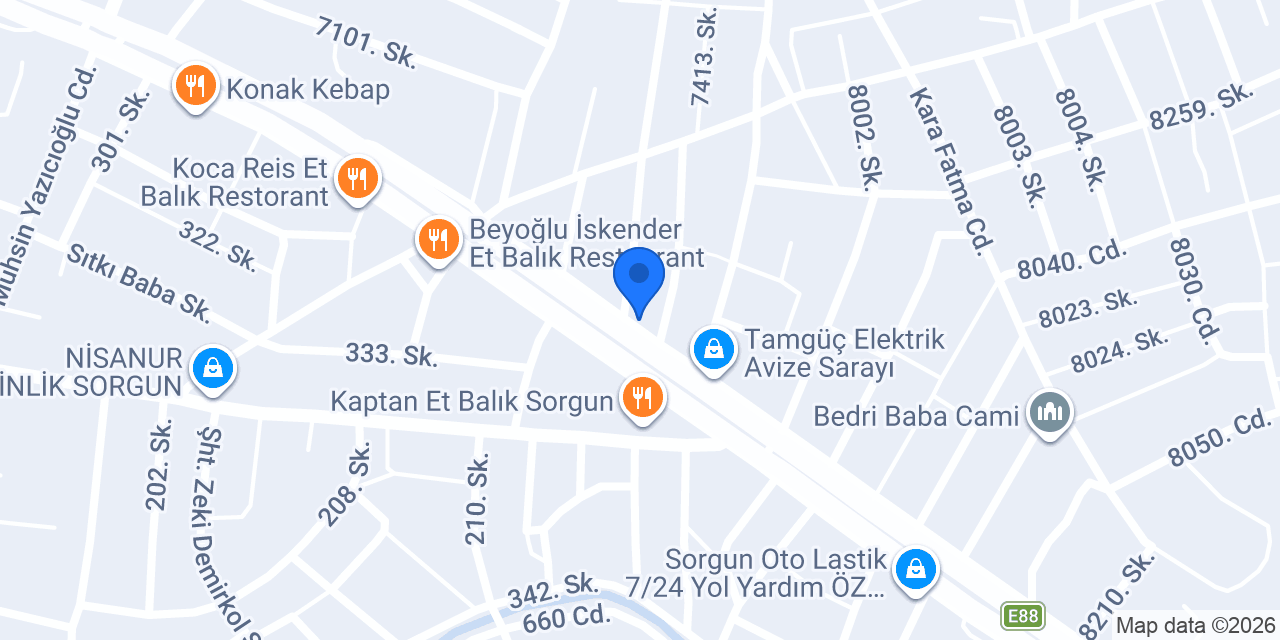 Cesur Kömürcülük konumu