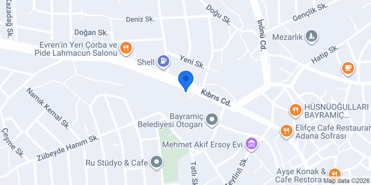 Bayramiç Orman İşletme Müdürlüğü konumu