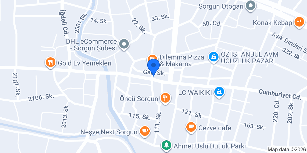 GARANTİ TEKNİK konumu