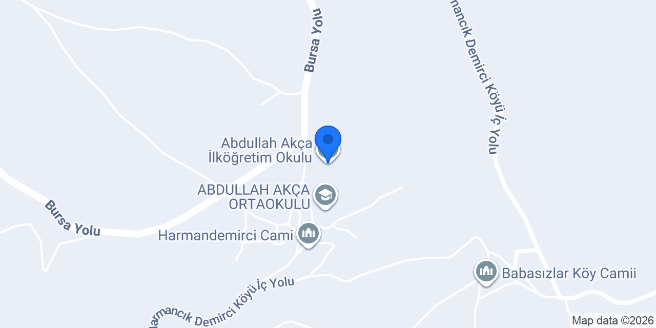 Abdullah Akça İlköğretim Okulu konumu