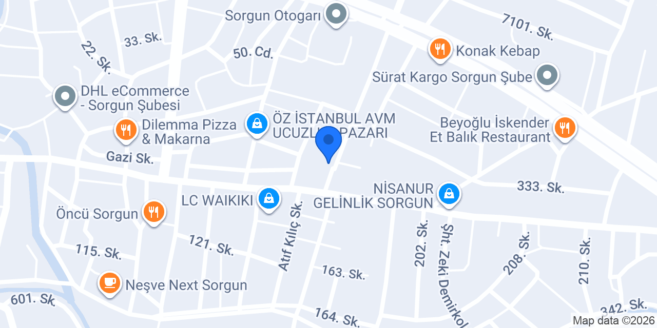 Berk Kirtasiye & Oyuncak konumu