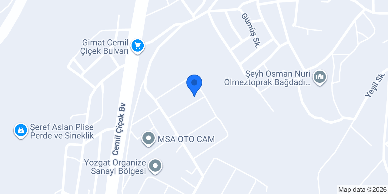 Çakır Mobilya konumu
