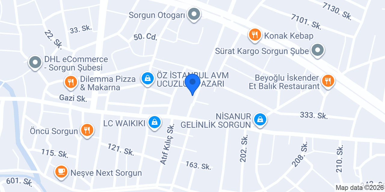 Erzurum Kebap-Döner konumu