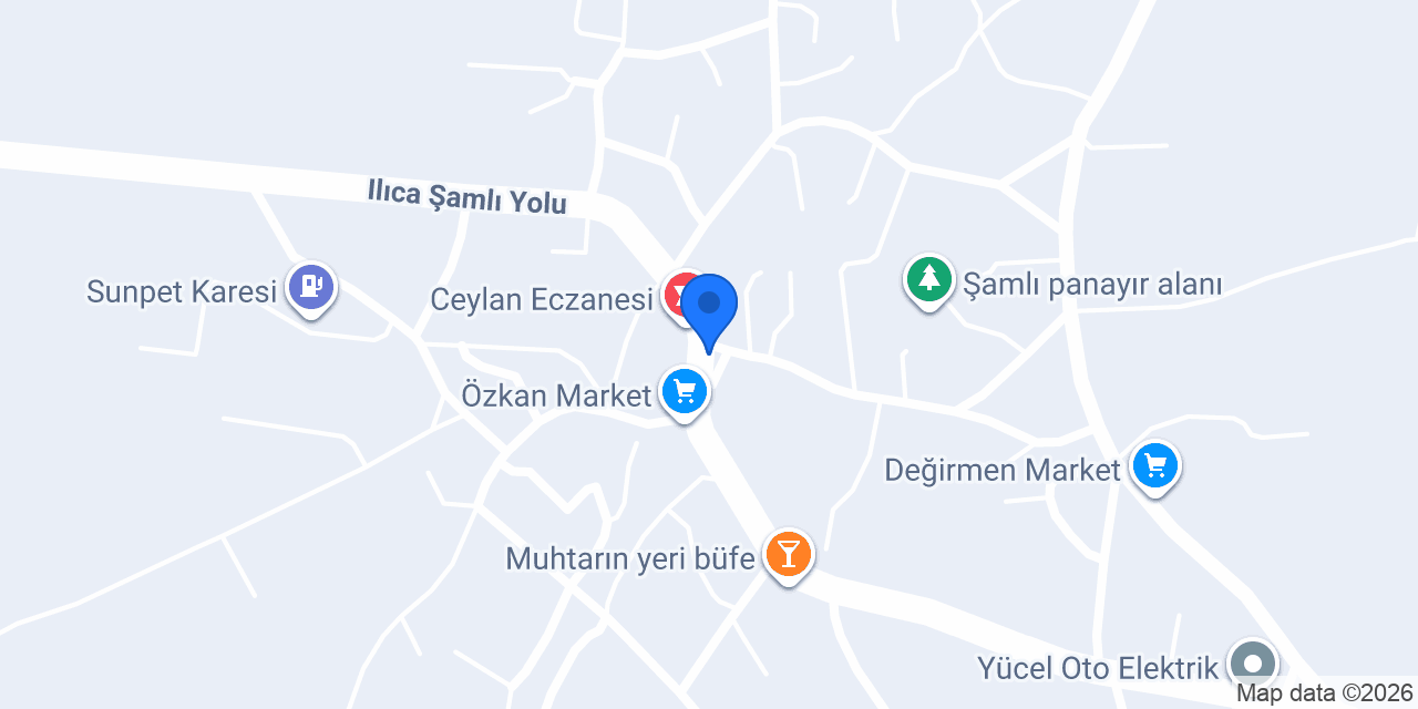 Şamlı Aile Sağlığı Merkezi konumu