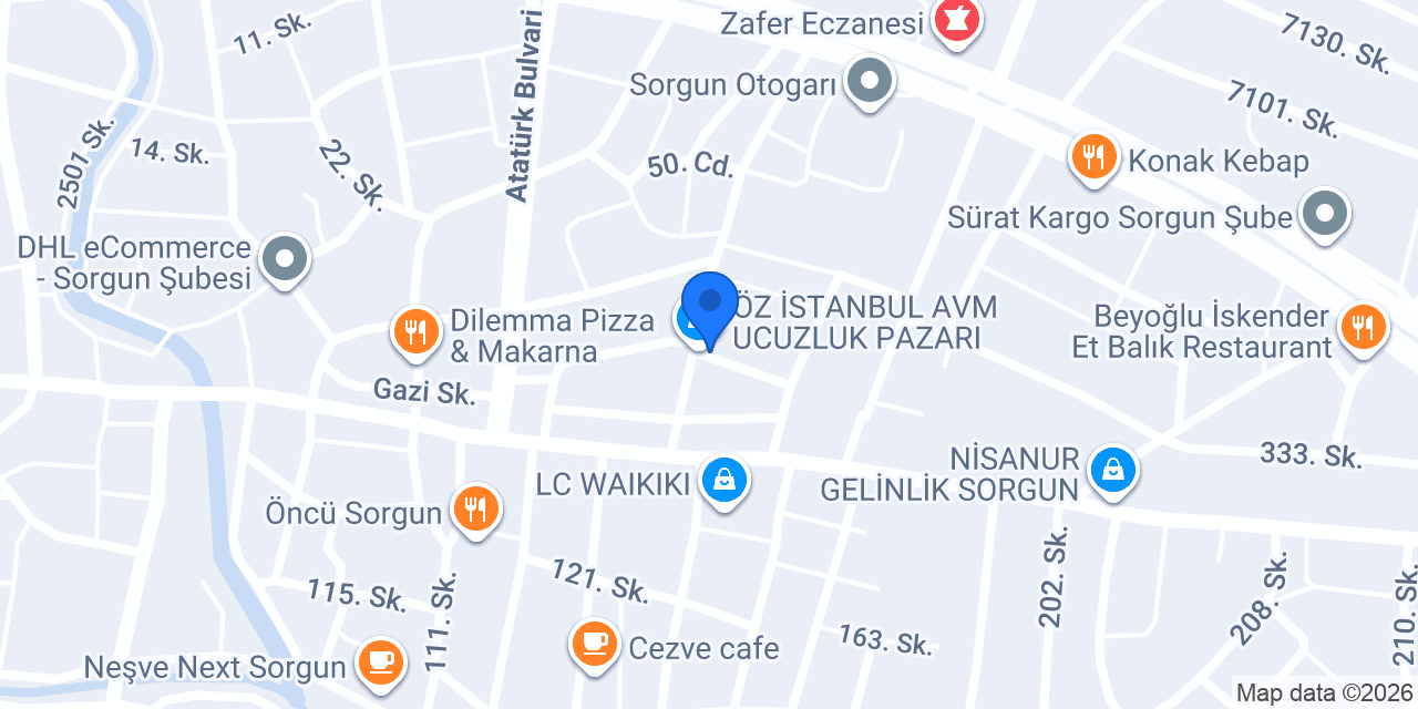 ÖZ İSTANBUL AVM UCUZLUK PAZARI konumu