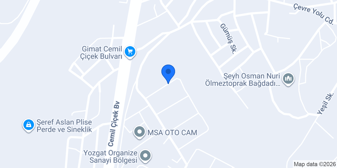 Nesil Mobilya Yozgat konumu