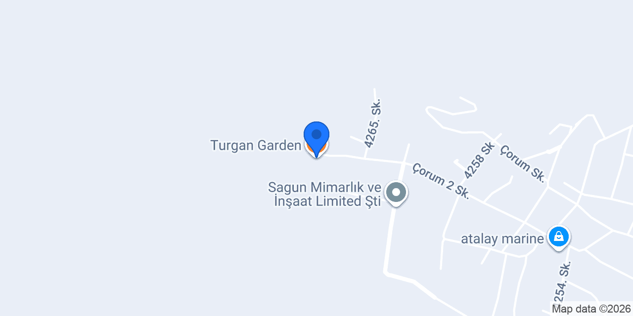Turgan Garden konumu
