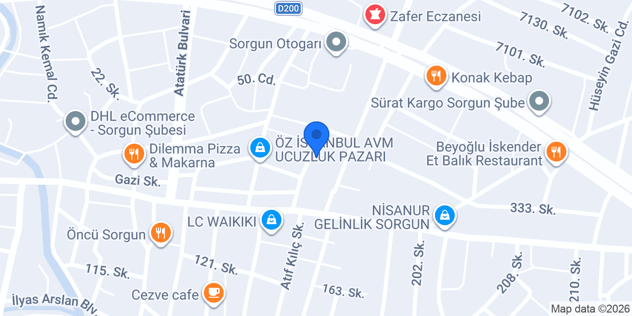 Kozlu Mobilya konumu