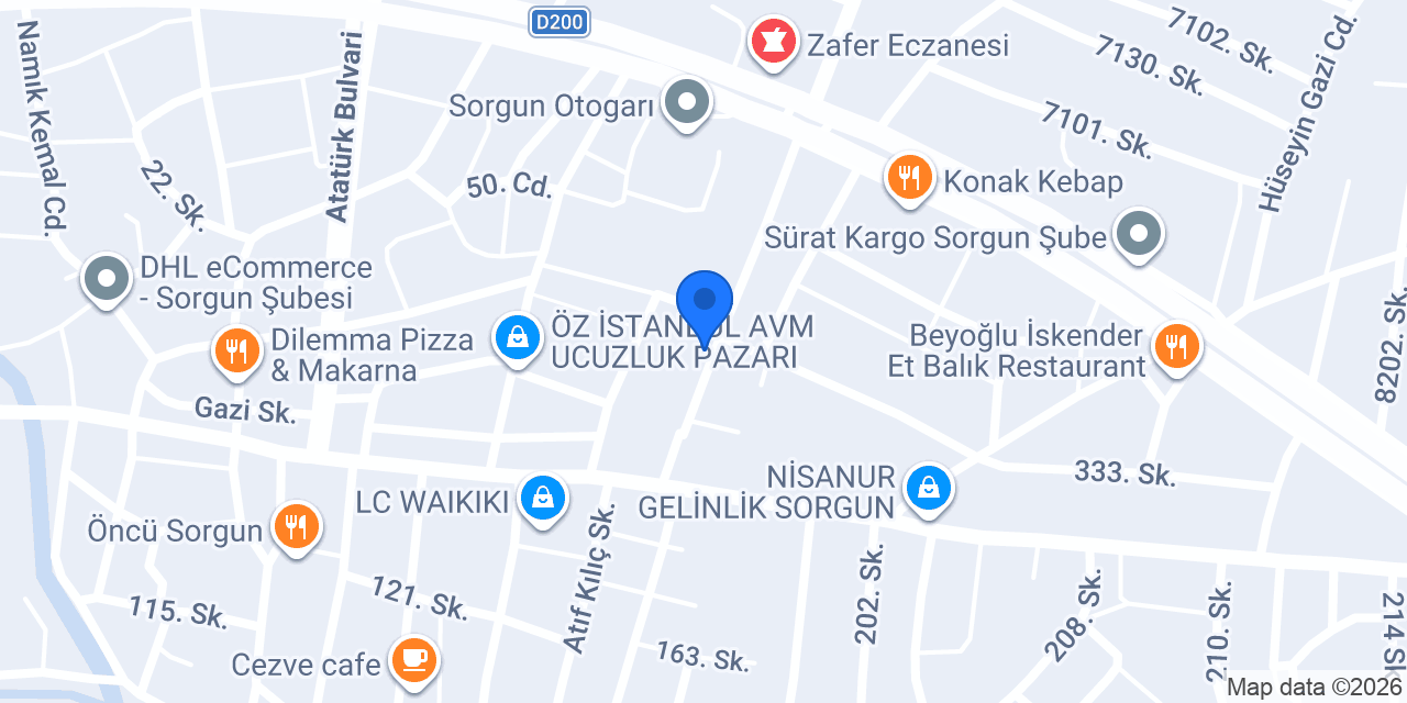 Sorgun Sigorta konumu