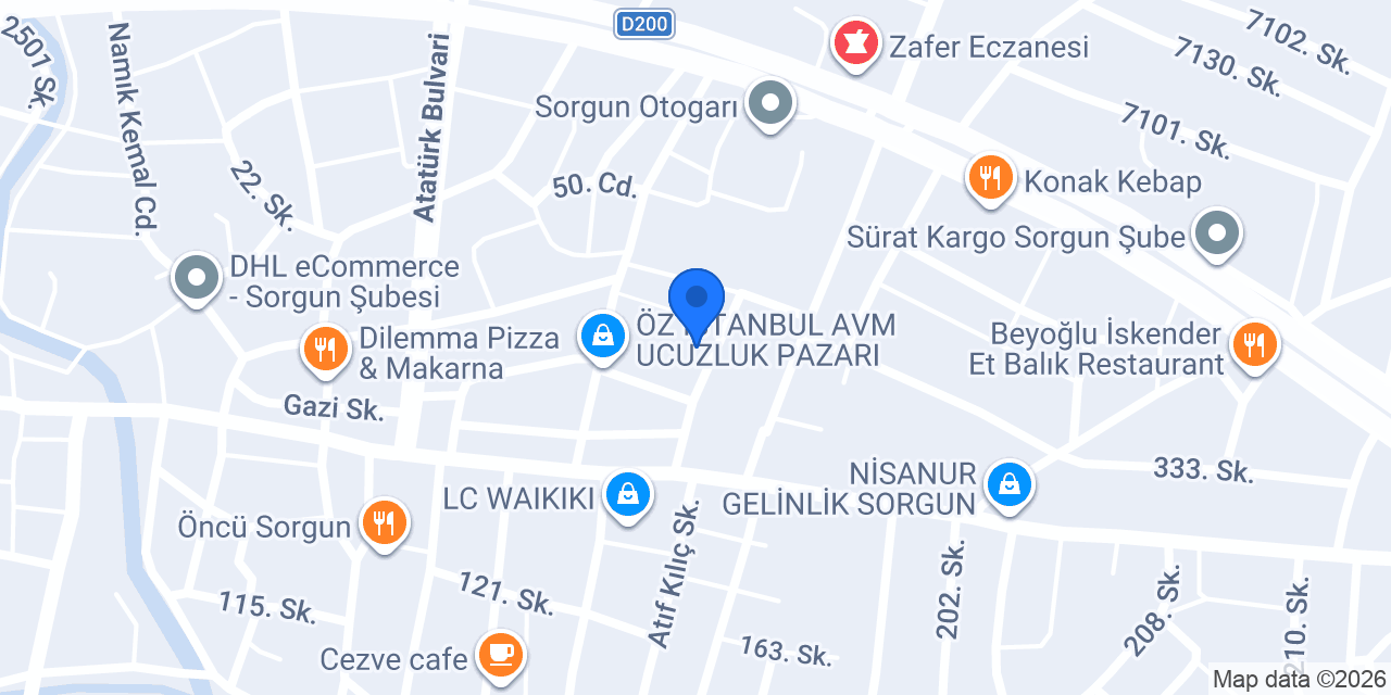 ERGÜN SHOP konumu