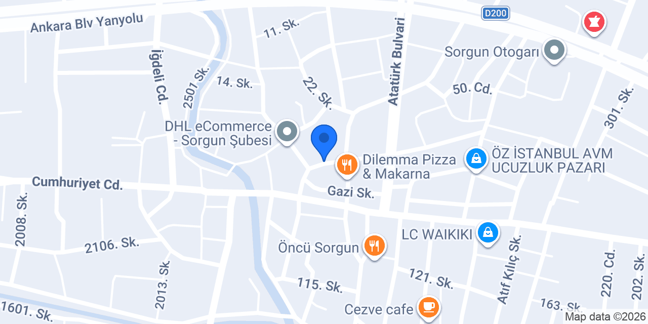 Final Kurs Merkezi konumu