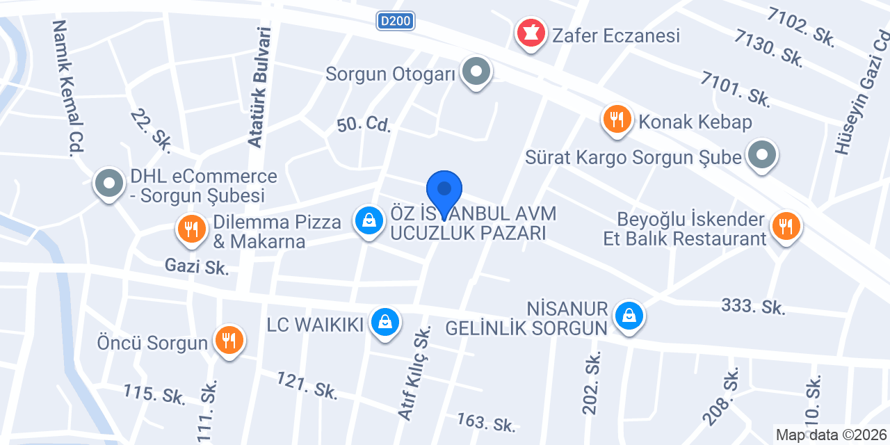 Oğuz Reklam konumu