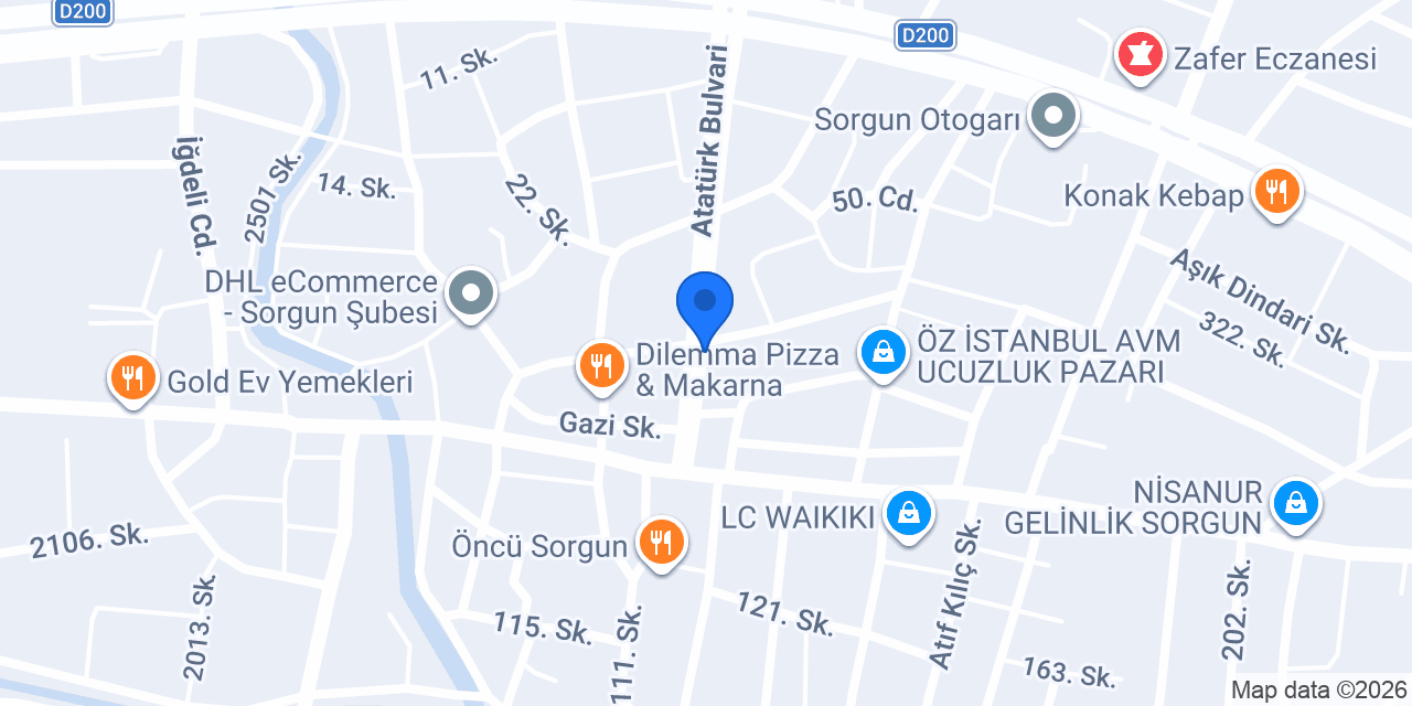 EKİNCİ MÜHENDİSLİK konumu