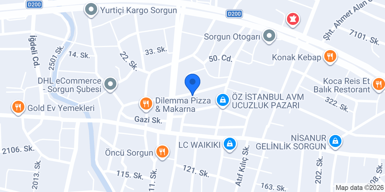 Kafkas Hukuk Bürosu konumu
