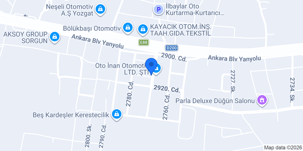 SORGUN OTO ELEKTRİK konumu