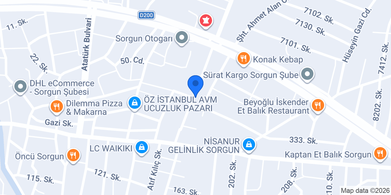 Tantuni 33 konumu