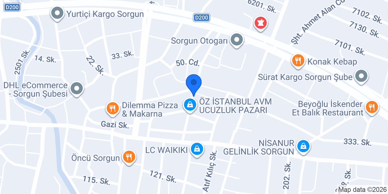 Hekimoğlu Veteriner Kliniği konumu
