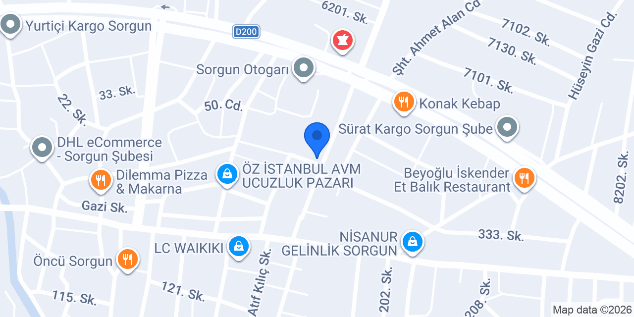 YILDIRIM HARİTA MÜHENDİSLİK konumu