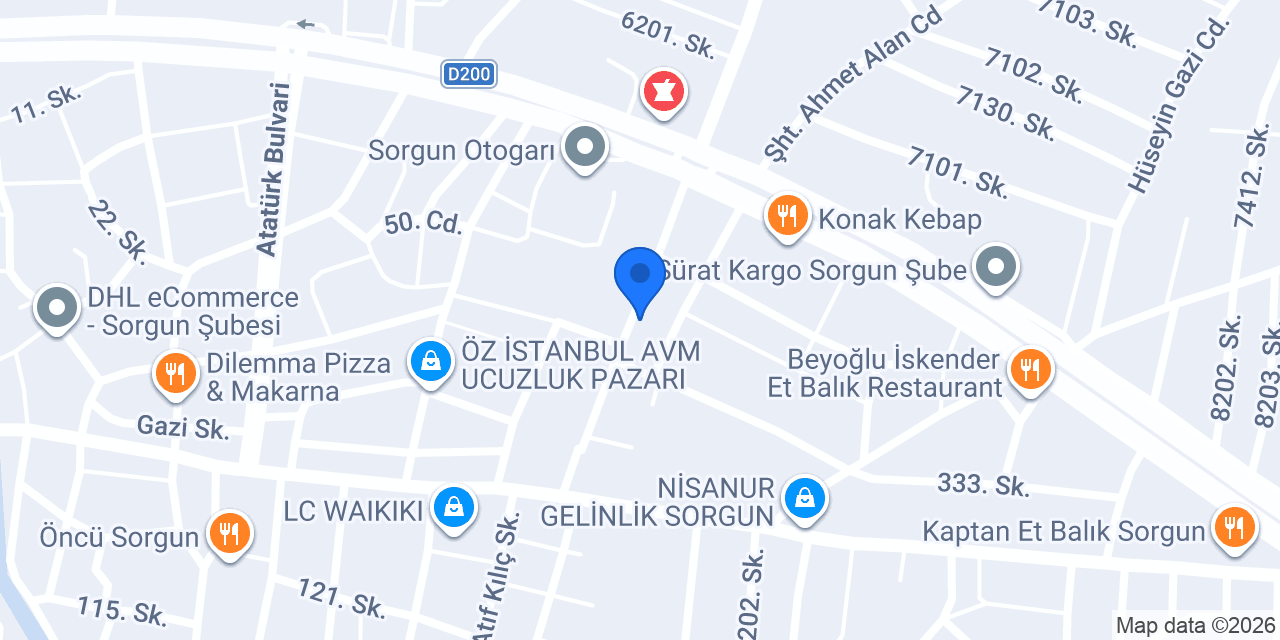 Stüdyo Enes Çekim Platosu konumu