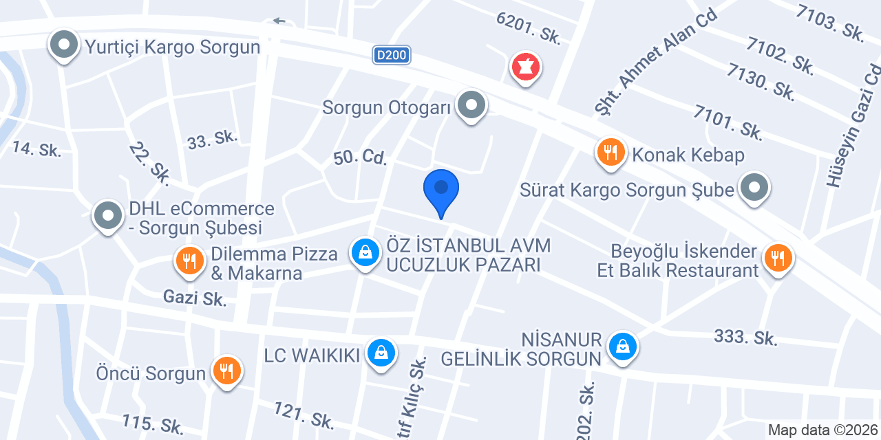 Dostlar Mobilya konumu