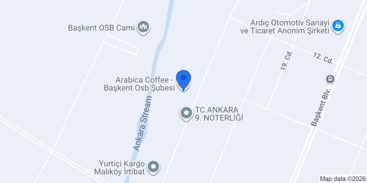 Arabica Coffee - Başkent Osb Şubesi konumu