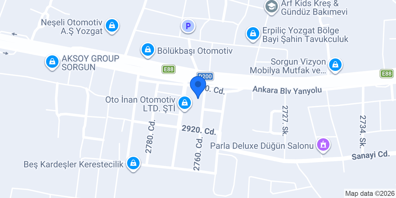 CİHAN OTO ELEKTRİK konumu