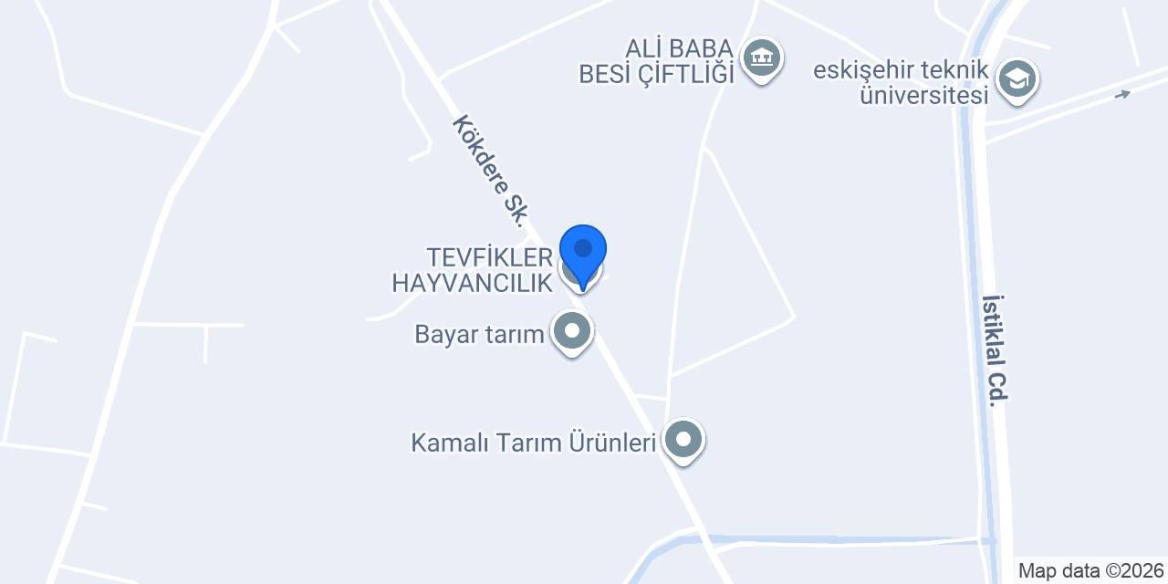 TEVFİKLER HAYVANCILIK konumu
