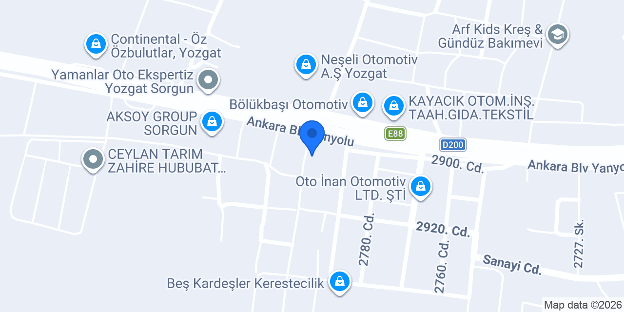Erkunt ve Deutz Özel servisi konumu