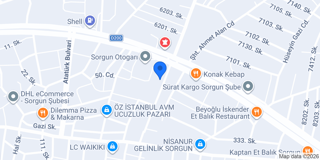 BADEM PASTANESİ konumu