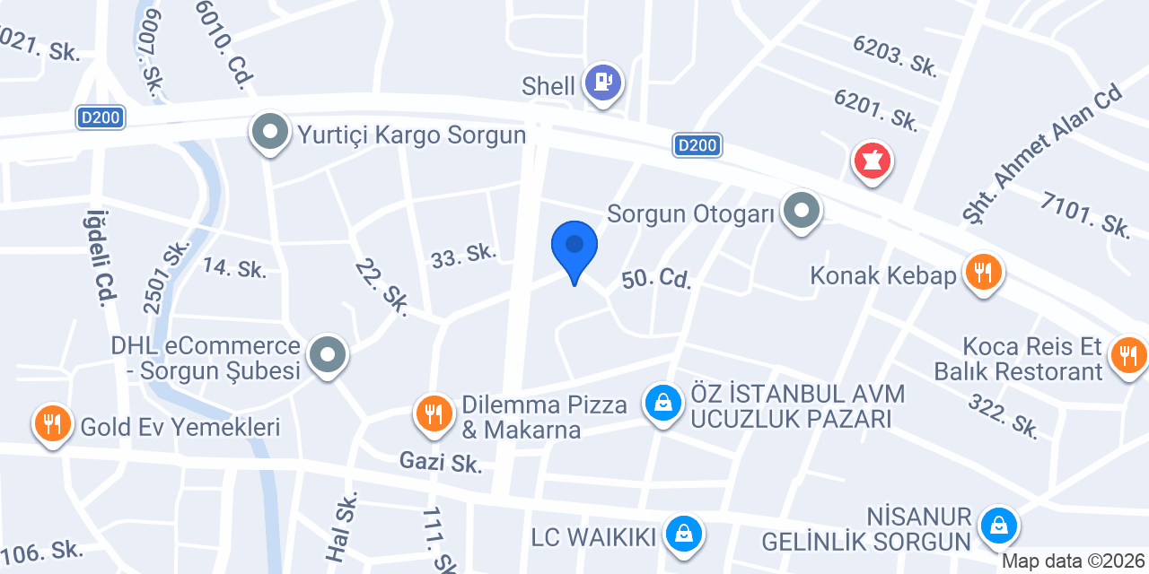Hedef Özel Öğretim Kursu konumu