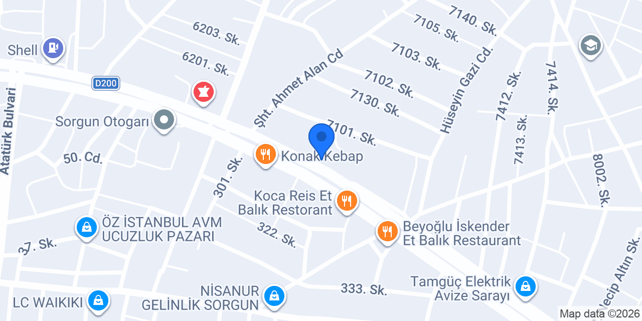 Altan Elektrik konumu