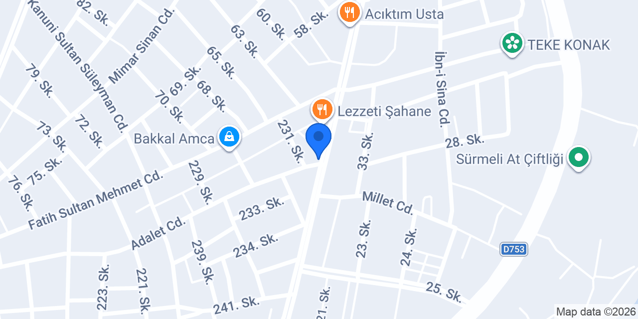 BAHŞILI SEFA SU YETKİLİ BAYİİ konumu