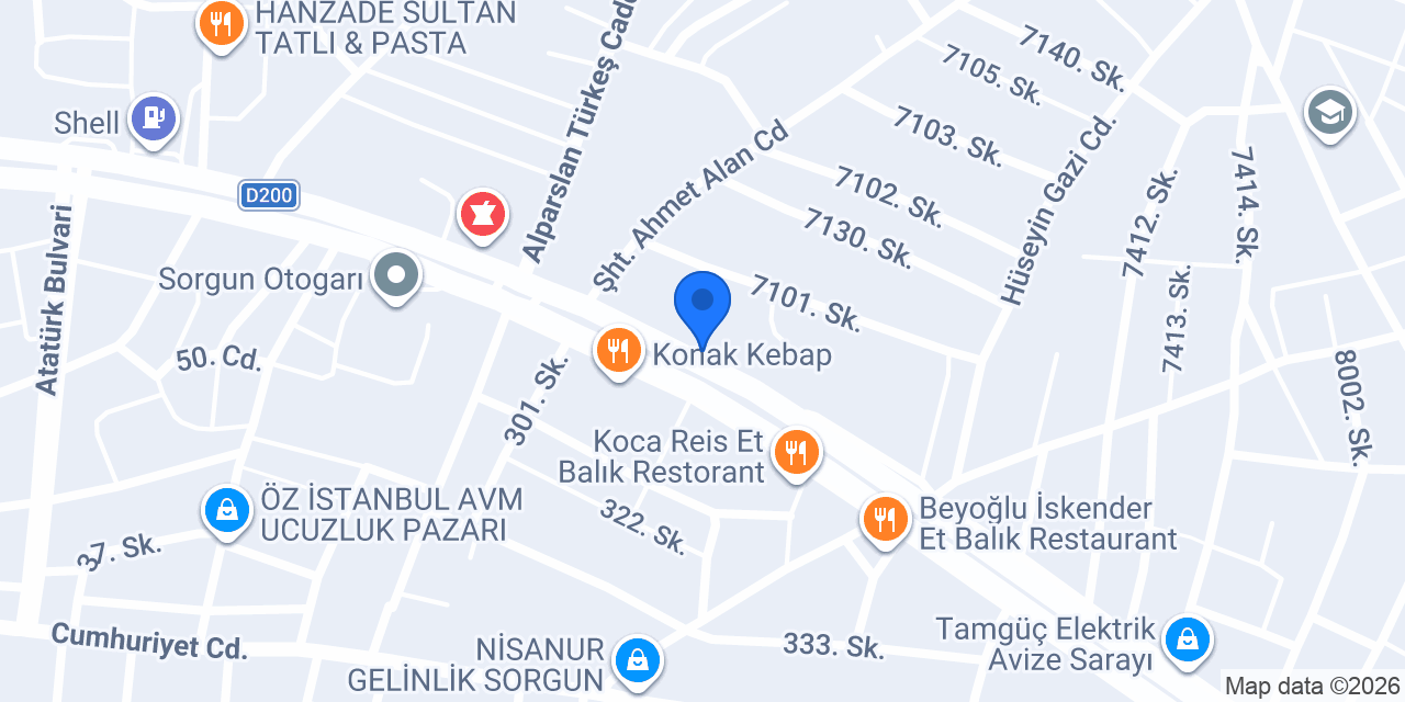 ULAQ Digital Yozgat Şubesi konumu
