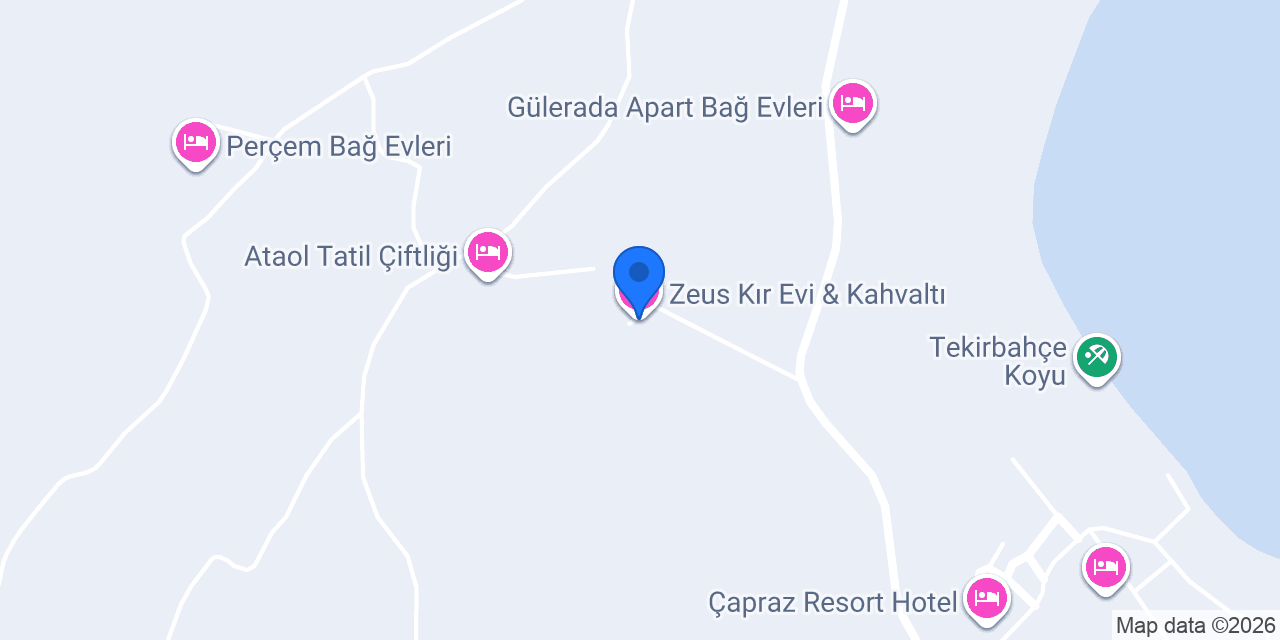 Zeus Kır Evi & Kahvaltı konumu