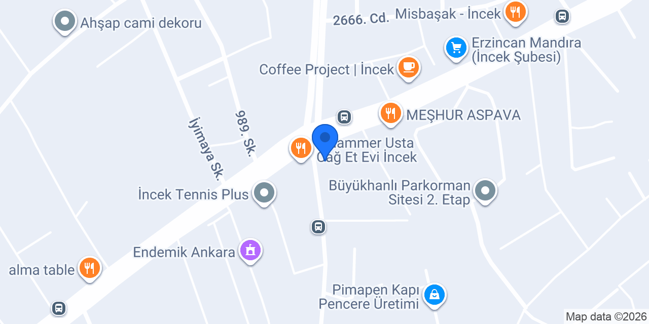 İNCEK DİŞ KLİNİĞİ konumu