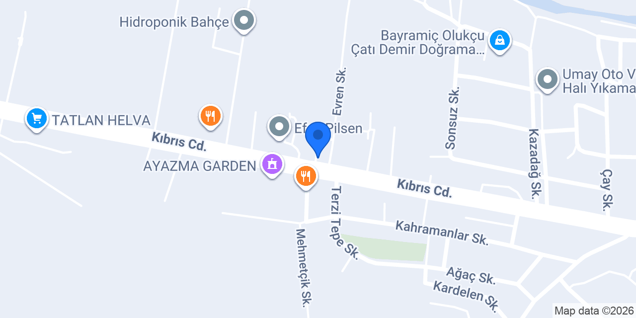 YAVUZ PİDE SALONU konumu